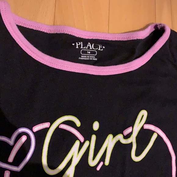 💥2/$30 Girl’s Girl Power Long Sleeve PJ set - size 14 - Picture 3 of 15